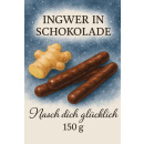 Ingwer STäbchen, Zartbitter schokoliert- Thailand 150g