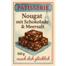 Nougat mit Schokolade & Meersalz   100g